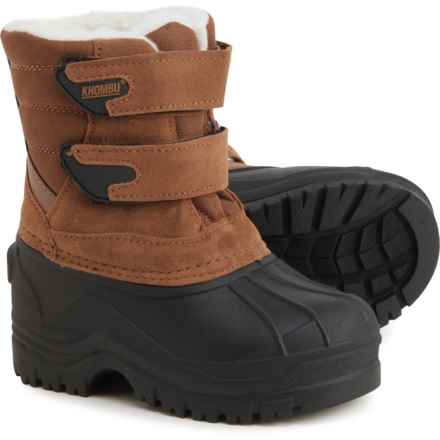 Khombu Little Boys Pace Pac Boots  - Waterproof, Insulated in Brown