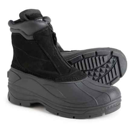 Khombu Paul Pac Boots - Waterproof, Insulated, Zip Front (For Men) in Black