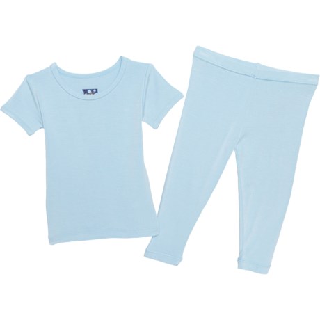 KICKEE PANTS Infant Boys Pajamas - Short Sleeve in Pond