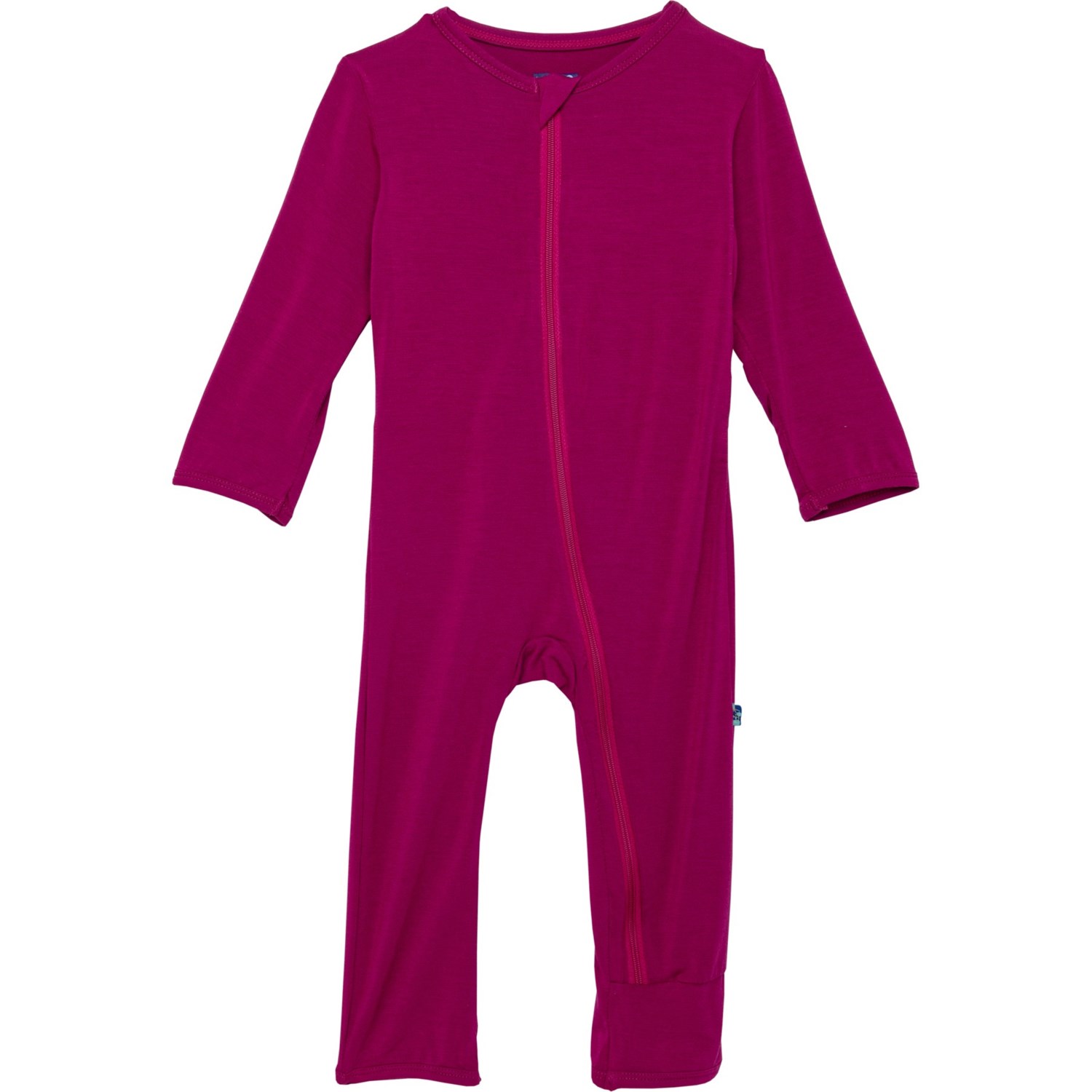 KICKEE PANTS Infants Front Zip Coveralls Long Sleeve Save 68