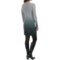 159CD_2 Kier & J Dip-Dye Cashmere Knit Dress - Long Sleeve (For Women)