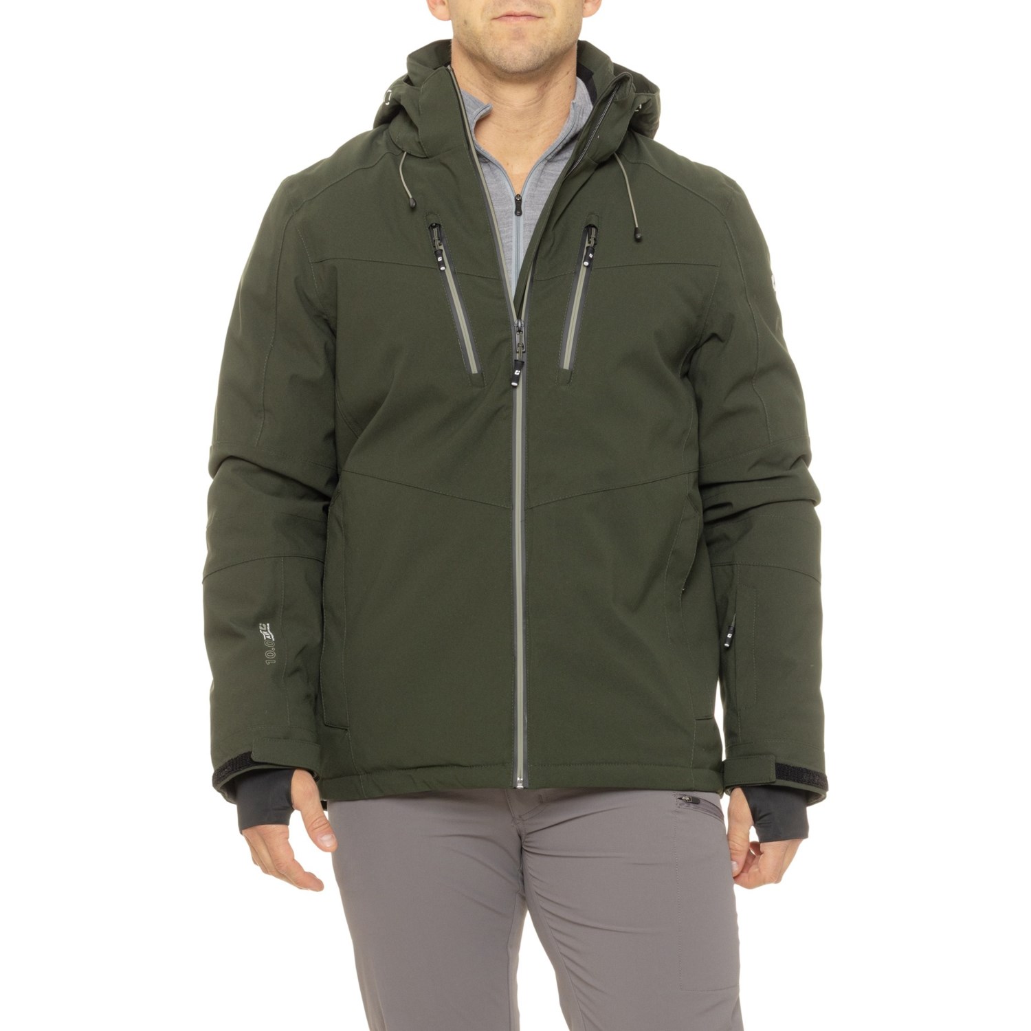 (取寄) キルテック 424 スキー ジャケット - ウォータープルーフ, インサレーテッド Killtec KSW 424 Ski Jacket - Waterproof, Insulated  Anthracite Killtec KSW 424 Ski Jacket - Waterproof, Insulated - Save 50%