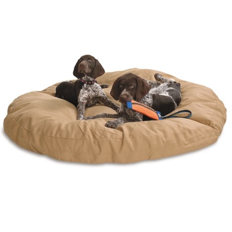 round dog bed