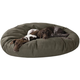 Kimlor Round Dog Bed - 50" Jumbo in Olive