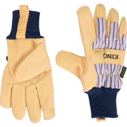 Kinco Otto Striped Gloves - Insulated in Tan