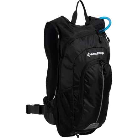 KingCamp Autarky 2 15 L Hydration Backpack - 67 oz. Reservoir, Black in Black