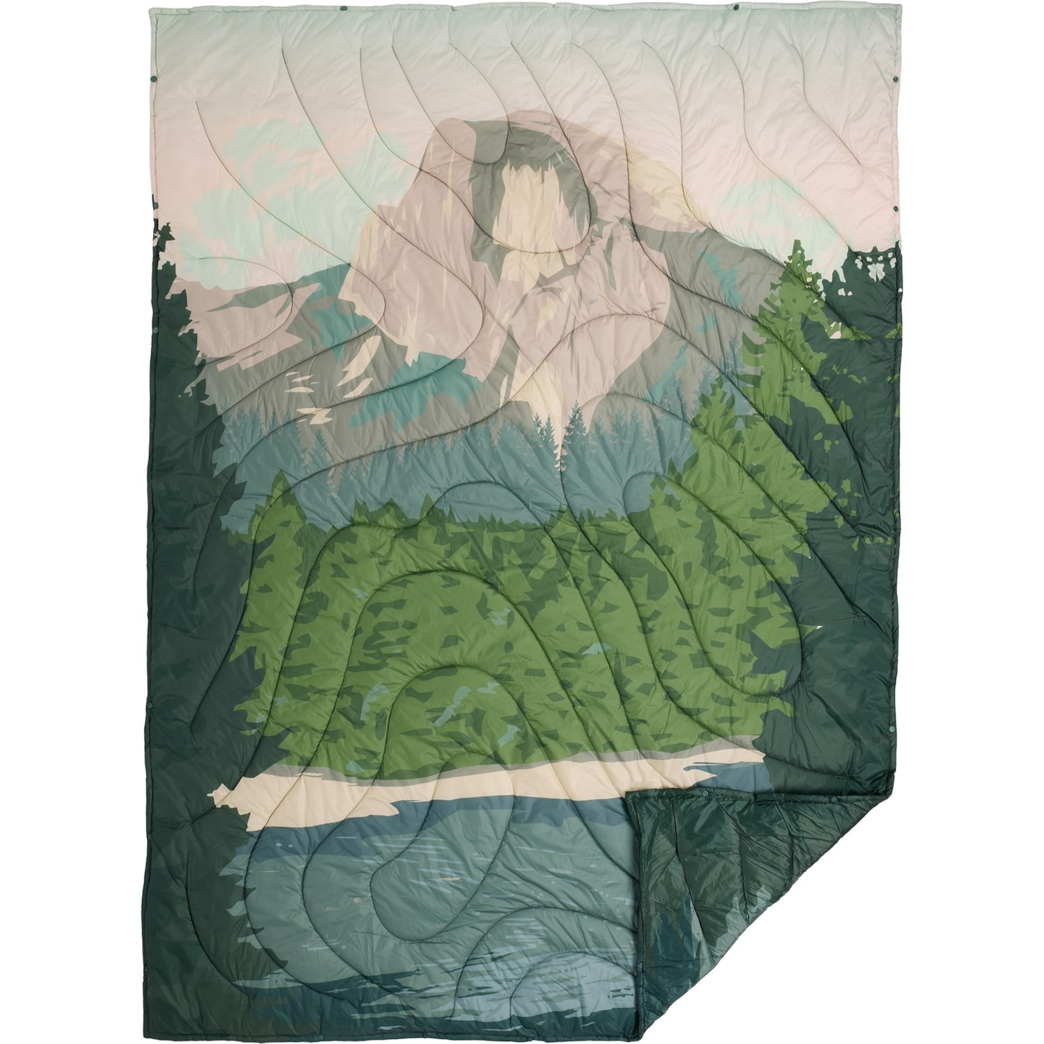 KingCamp Whisper Tranquil Woods XL Puffy Blanket - 57x79