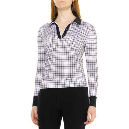 KINONA SPORT GOLF Cool and Covered Checked Shirt - UPF 50+, Long Sleeve in Quad Squad