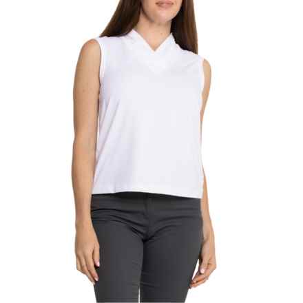 KINONA SPORT GOLF Light and Lovely Shirt - UPF 50+, Sleeveless in White