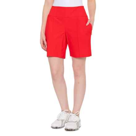 KINONA SPORT GOLF Tailored and Trim Golf Shorts - UPF 50+ in Cherry Red