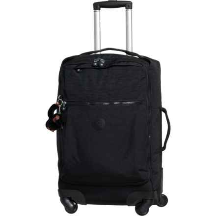 Kipling 22” Darcey Carry-On Spinner Suitcase - Softside, Black Tonal in Black Tonal