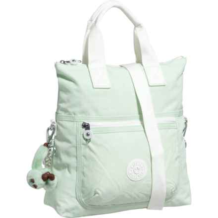 Kipling Eleva Convertible Crossbody Tote Bag in Airy Green