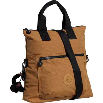 Kipling Eleva Convertible Crossbody Tote Bag in Warm Beige