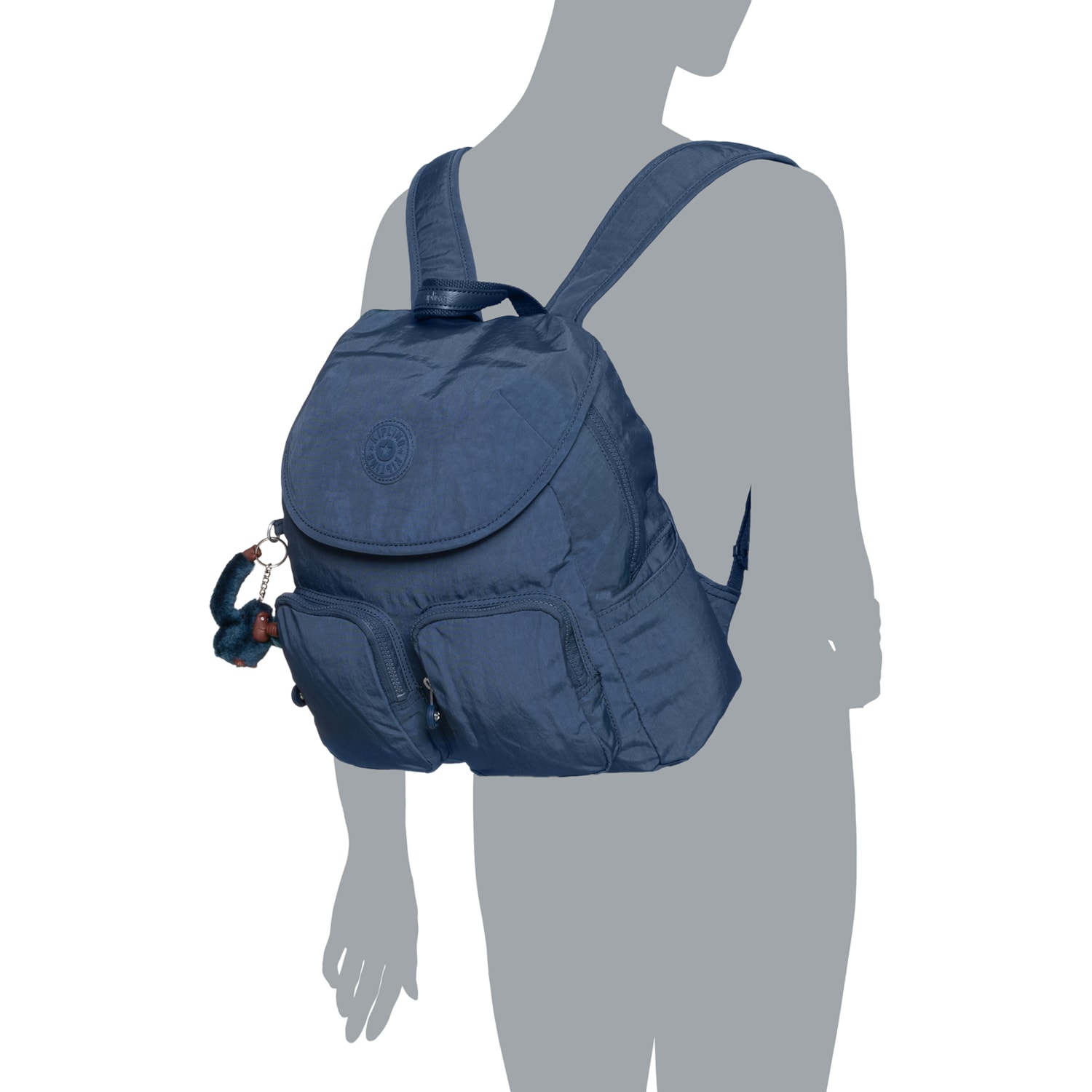 Kipling Fiona Backpack - Blue Embrace - Save 42% display picture 3