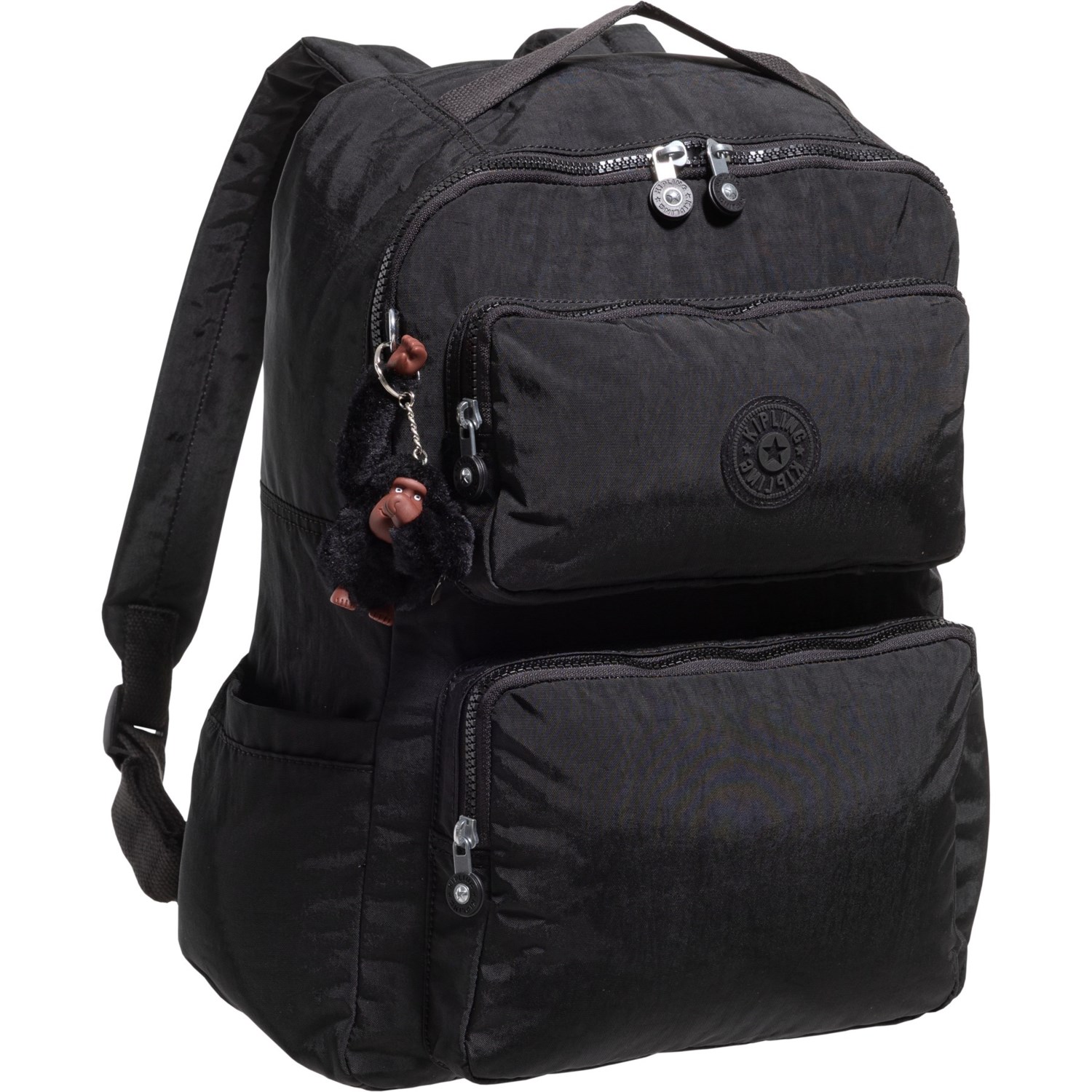 Kipling Kagan Laptop Backpack - Black Tonal - Save 40%