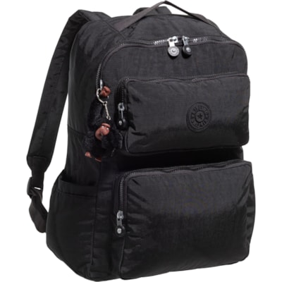 Kipling Kagan Laptop Backpack - Black Tonal - Save 40%