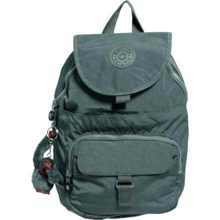 Kipling Queenie Backpack - Light Aloe Tonal in Light Aloe Tonal