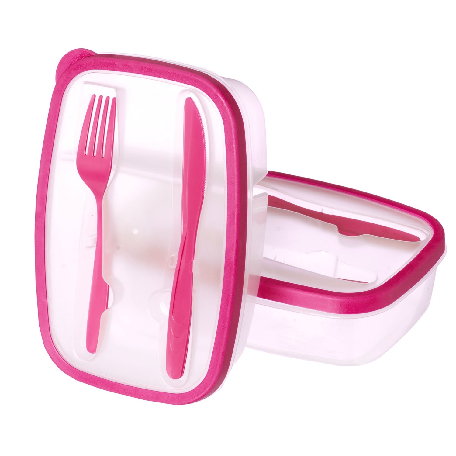Kitchen Details Lunch Box with Cutlery 2Pack, BPA