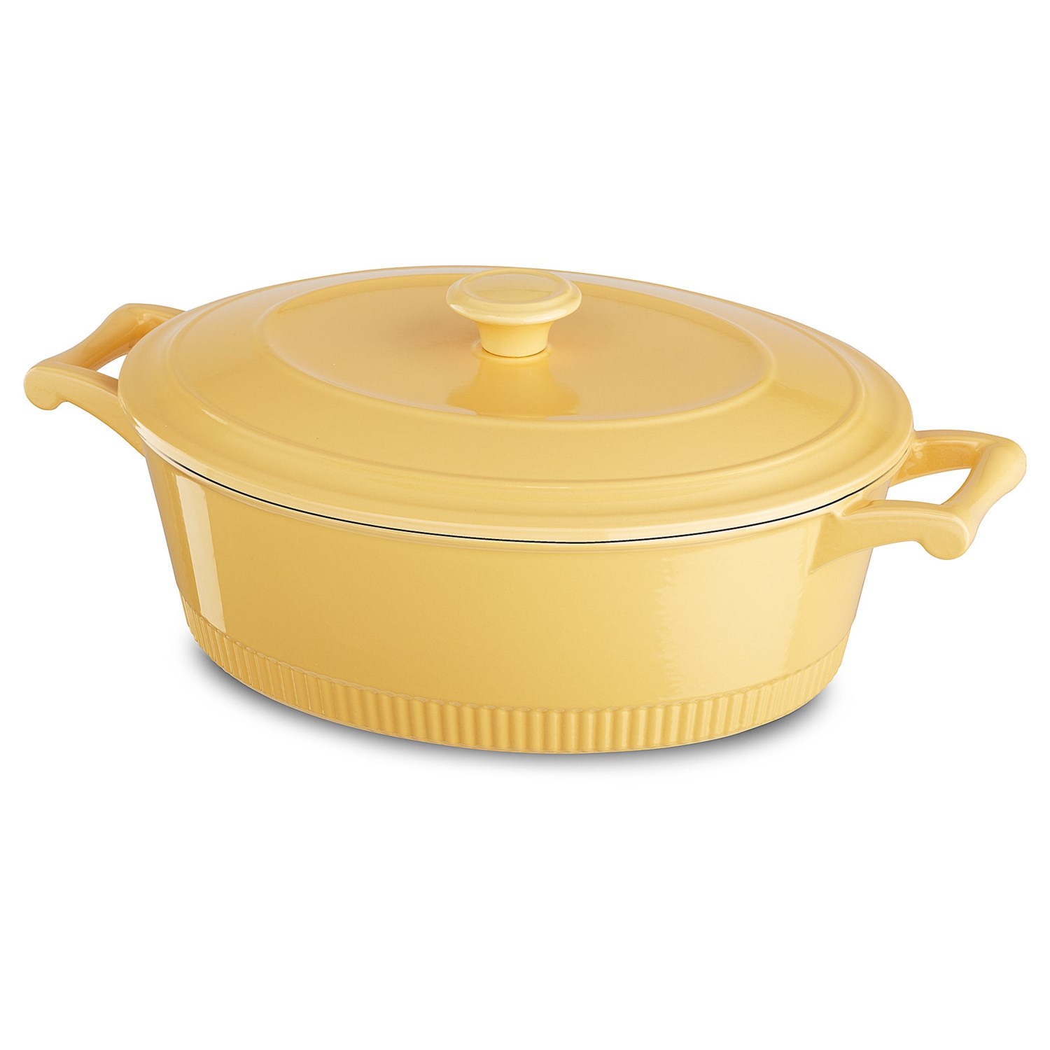 KitchenAid Traditional Cast Iron Casserole Dish 6 qt.