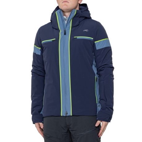 KJUS All Timer Ski Jacket - Waterproof, Insulated in Deep Space/Steel Blue