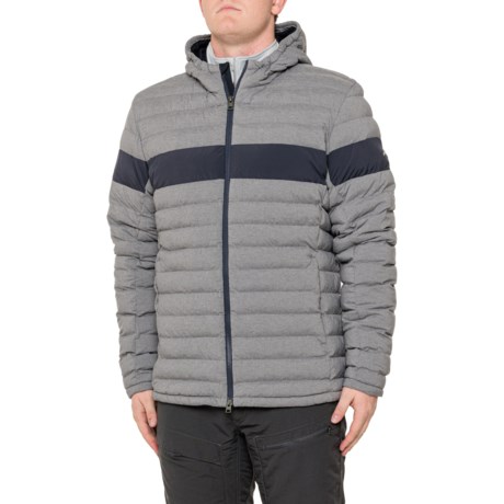 KJUS Blackcomb Hooded Jacket - Insulated in Steel Grey Melange/Deep Space