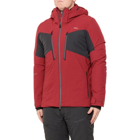 KJUS Evolve Ski Jacket - Insulated in Garnet Red/Dark Dusk