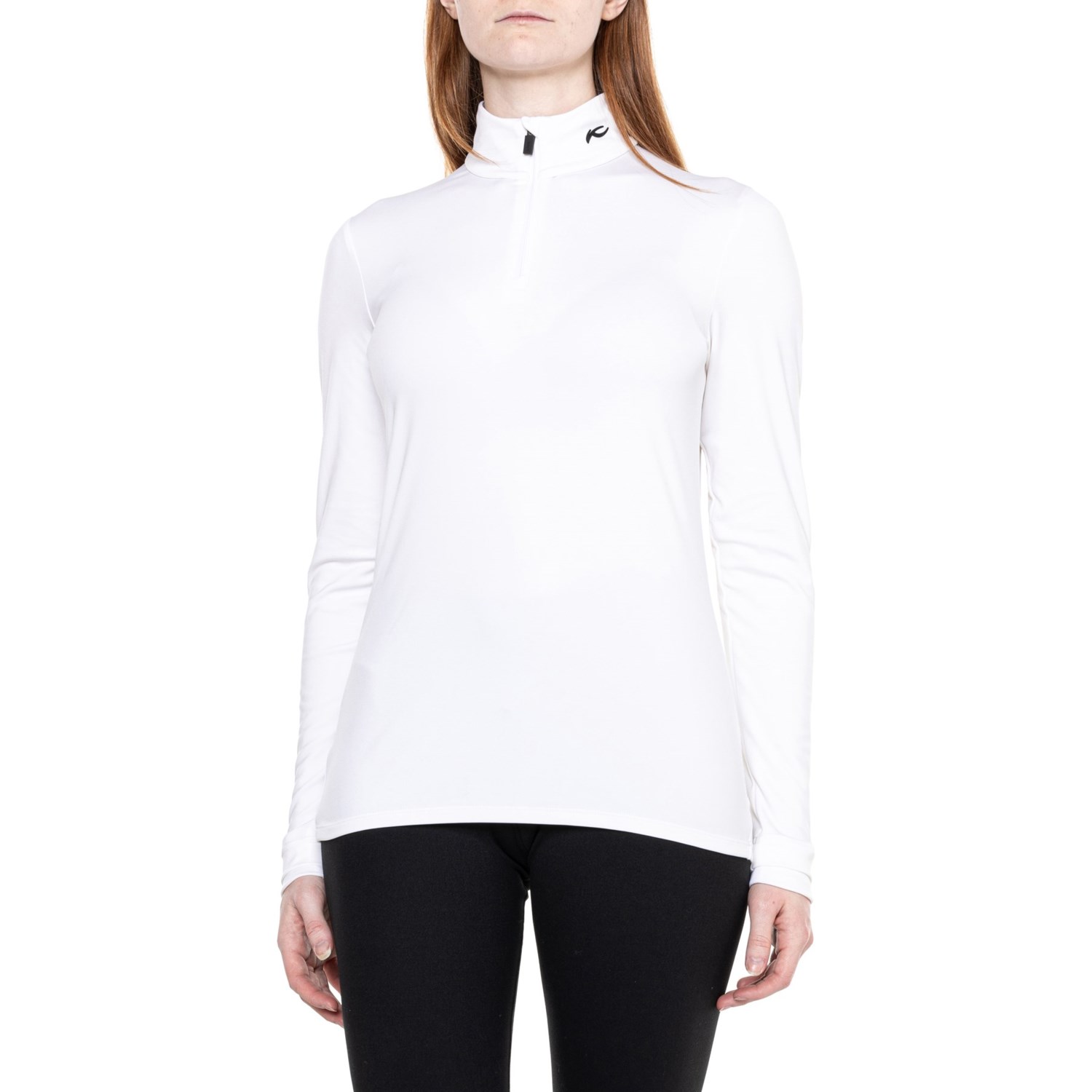 KJUS Feel Zip Neck Midlayer Shirt - UPF 50+, Long Sleeve - Save 69%