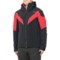 KJUS Force Ski Jacket - Waterproof, Insulated in Black/Carmine