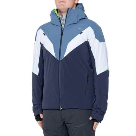 KJUS Force Ski Jacket - Waterproof, Insulated in Deep Space/Steel Blue