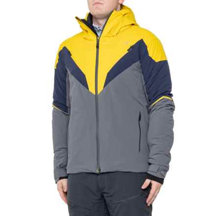 KJUS Force Ski Jacket - Waterproof, Insulated in Iron/Amber