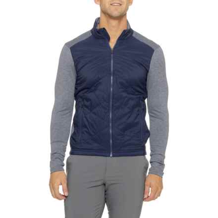 KJUS Retention Jacket - Insulated in Atlanta Blue-Steel Grey
