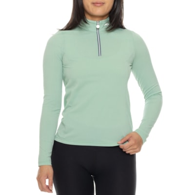 kj KJUS Sense Shirt - UPF 50+, Zip Neck, Long Sleeve - Save 79%