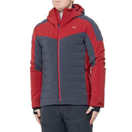 KJUS Sight Line Ski Jacket - Waterproof, Insulated in Dark Dusk/Garnet Red