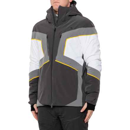 KJUS Speed Reader Ski Jacket - Waterproof, Insulated in Dark Dusk/White