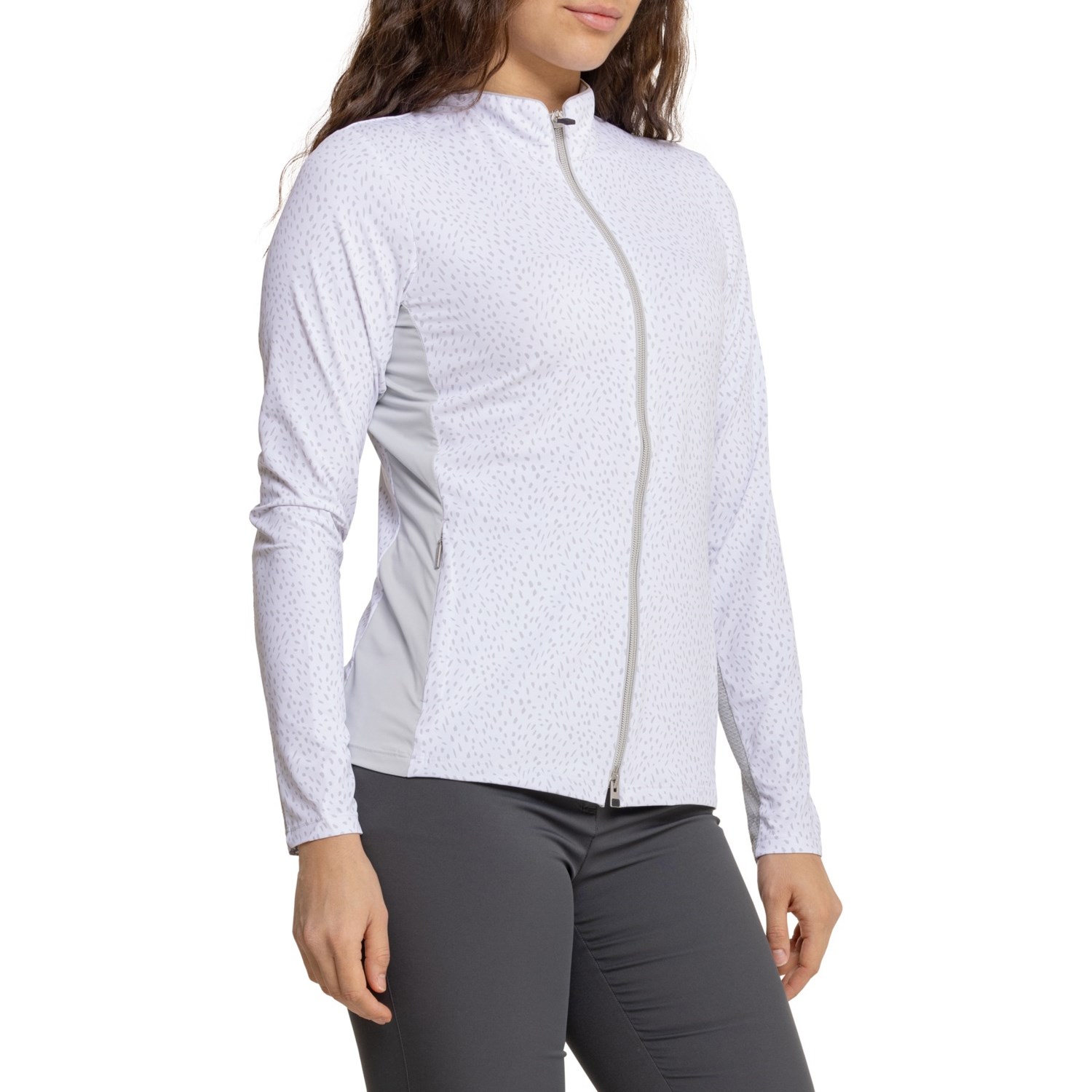 KJUS Sunshine Printed Full-Zip Shirt - UPF 50+, Long Sleeve