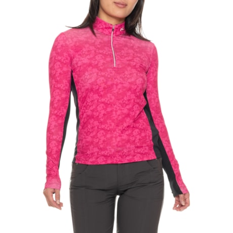 KJUS Sunshine Shirt - Long Sleeve, Zip Neck - Save 71%