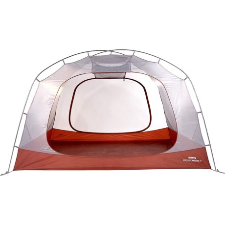 Klymit Cross Canyon Tent - 3-Season, 4-Person in Red/Grey