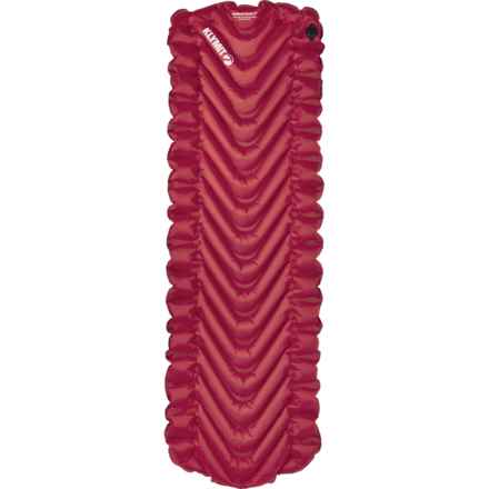 Klymit Insulated Static V Sleeping Pad - Inflatable in Brick Red