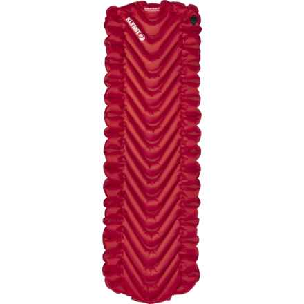 Klymit Insulated Static V Sleeping Pad - Inflatable in Brick Red