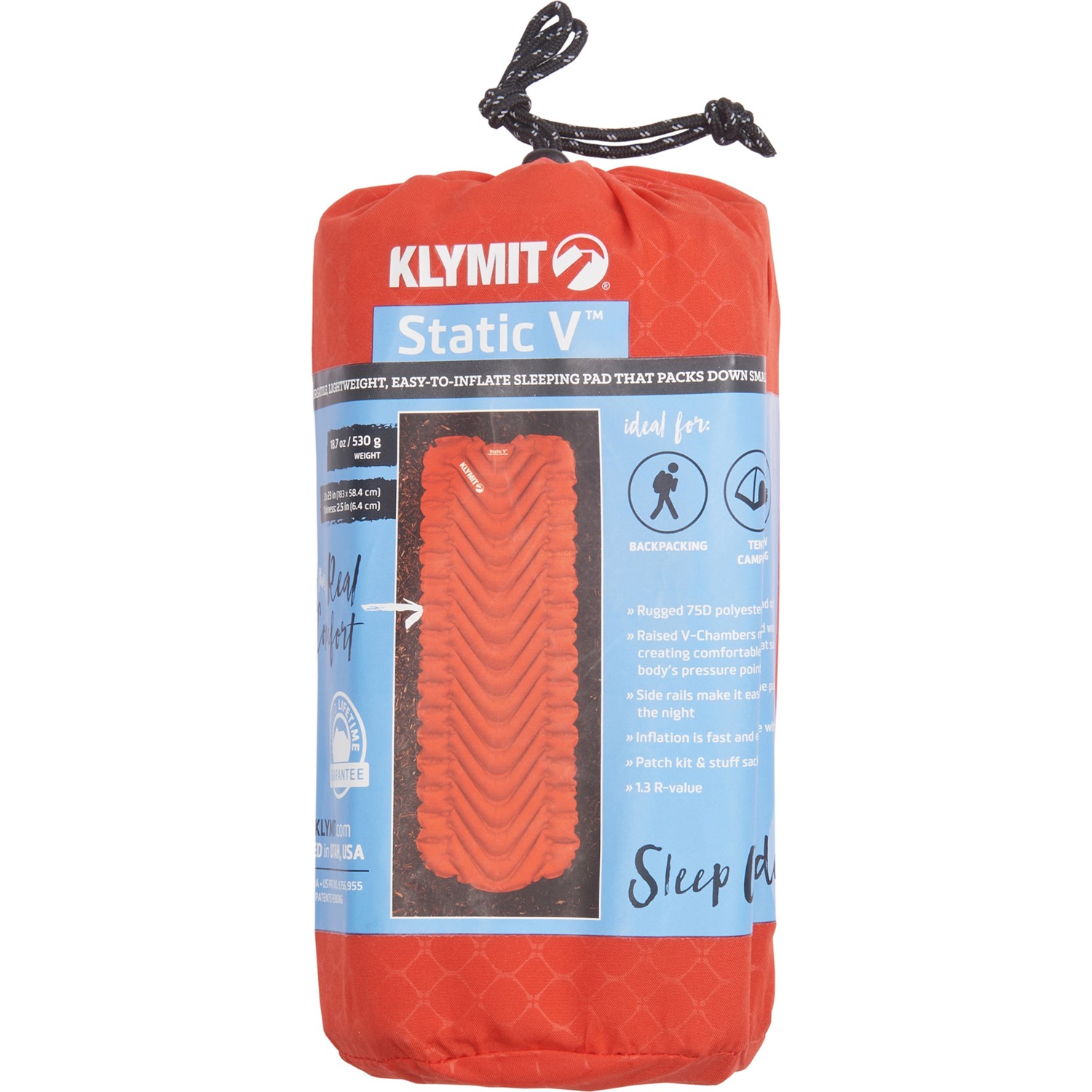 Klymit Static V Sleeping Pad Inflatable Save 27