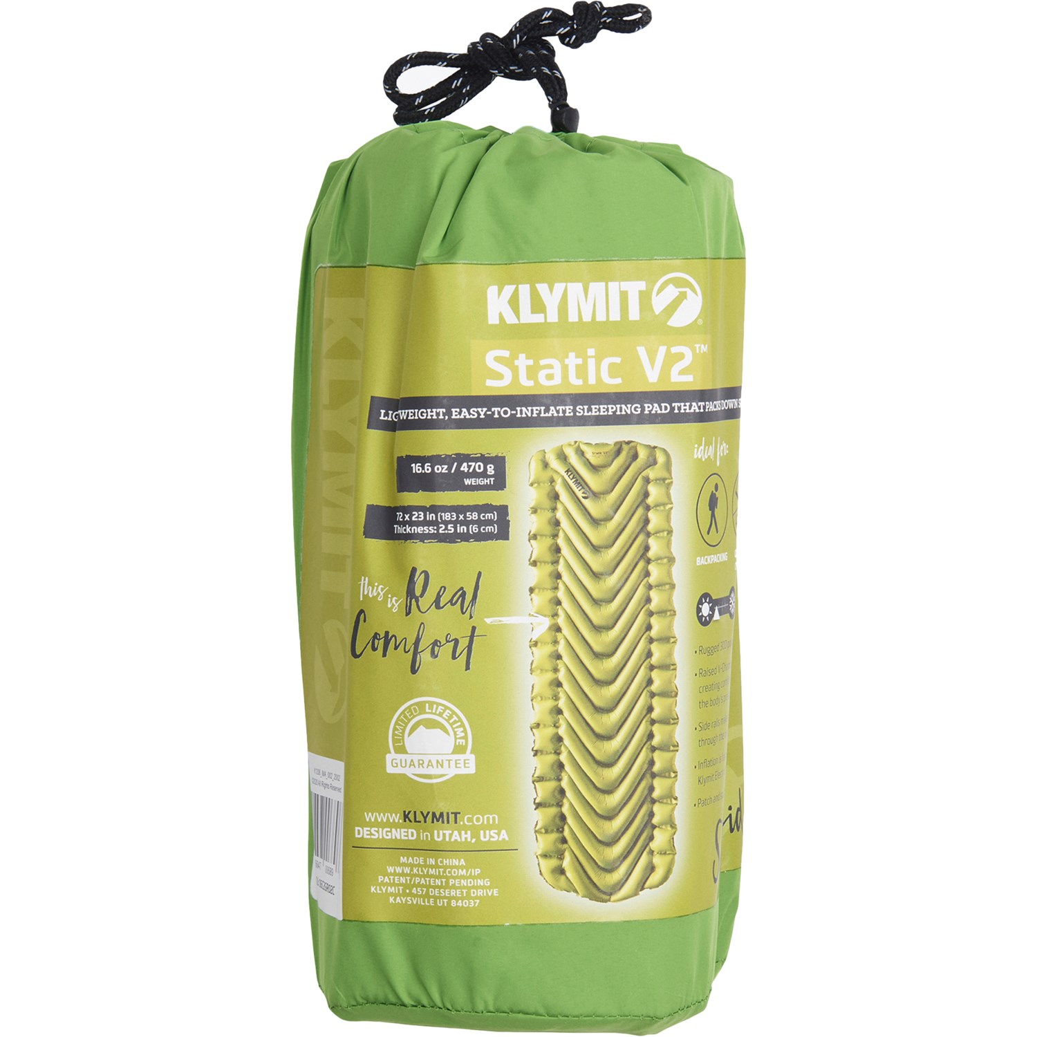 Klymit Static V2 Sleeping Pad Inflatable Save 23