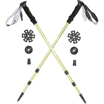 Klymit Wasatch Adjustable Trekking Poles - Pair in Lime