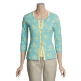 Knits with a Twist Jasmine Cardigan Sweater - Pima Cotton (For Women)