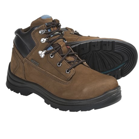 Kodiak 6” Steel Toe Work Boots - Waterproof, Insulated (For Men) in Brown