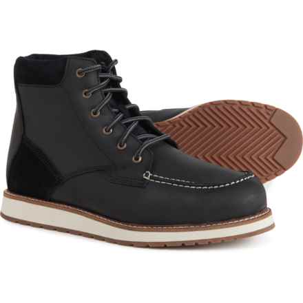 Kodiak Devick Wedge Moc Toe Boots - 6”, Leather (For Men) in Black