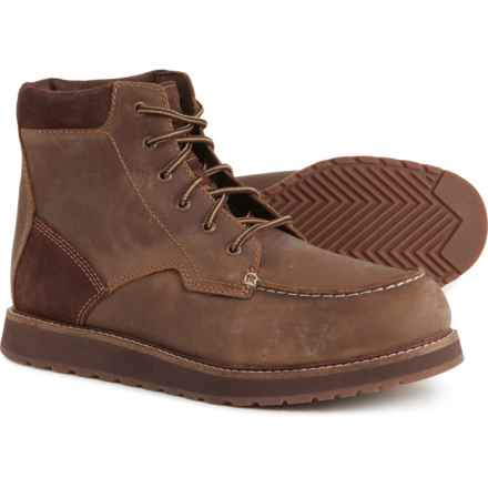 Kodiak Devick Wedge Moc Toe Boots - 6”, Leather (For Men) in Brown