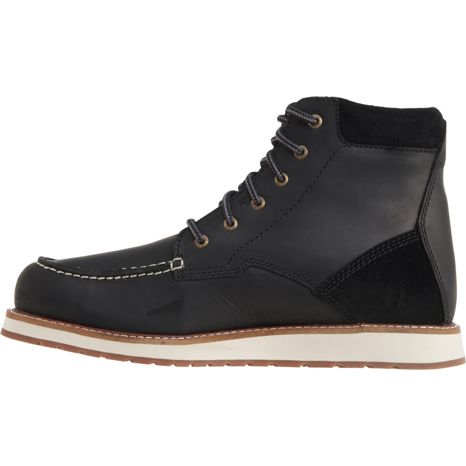 Kodiak Devick Wedge Moc Toe Shoes Black
