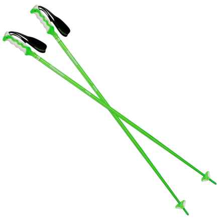 Komperdell Outer Limit Ski Poles in Acid Green