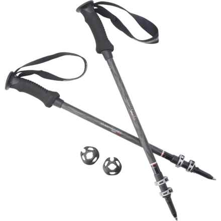 Komperdell Summit Carbon Compact Trekking Poles - Pair in Black