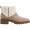 3DWNN_3 Koolaburra Berea Fuzz Ankle Boots - Leather (For Women)
